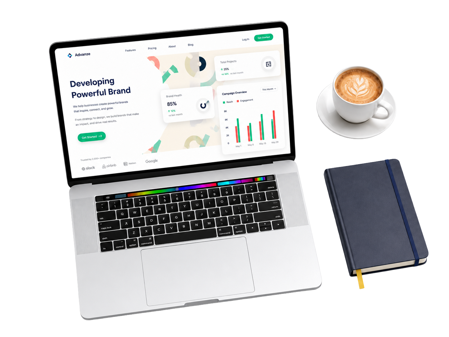 Dashboard mockup
